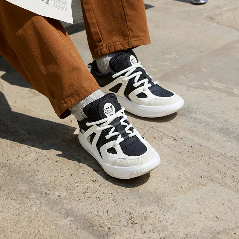 Men's Board Shoes Rebound Versatile Anti-slip Thick-soled Casual Wear-resistant Male Sneakers 672536610