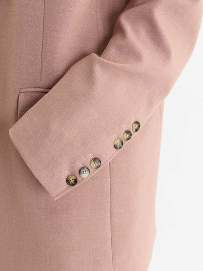 A Must-Have for Commuting~ 2026 Spring Women's Plus-Size Casual Blazer with Shoulder Pads, Oversized Loose Fit with a High-End Feel