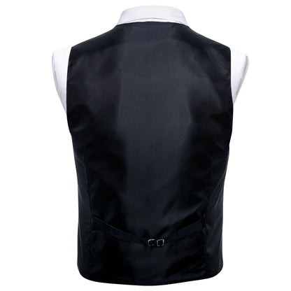 Men's 5-Piece Suit Set Vest/ tie/ bow tie/pocket handkerchief/cufflinks Complete set of formal and wedding accessories  Business