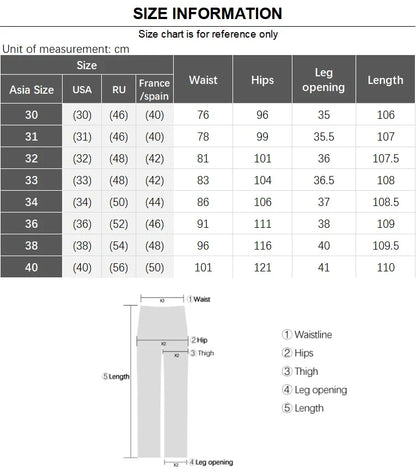 6 Colors Male Autumn Winter Casual Pants Chic Straight Formal Office Luxury Trousers Fashion Elastic Men Business Suit Pants