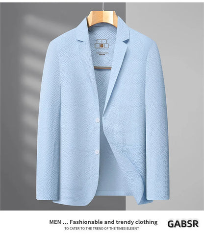 Summer new style suit jacket - Men's fashionable lightweight breathable quick-drying coat with sun protection fabric
