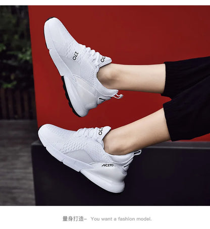 Men's Sneakers Outdoor Jogging Sport Shoes Autumn Season Women Casual Sneakers Shoes Platform Mesh Breathable Casual Shoes 36-47