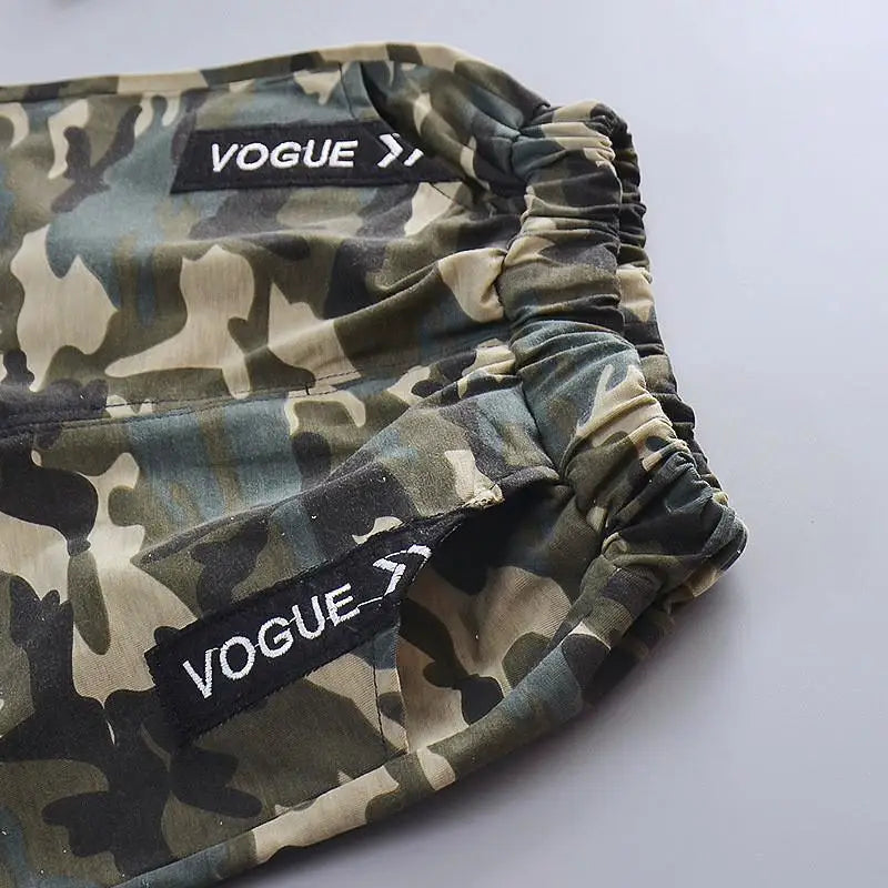 New Summer Baby Boy Cool Camouflage Clothes Suit Children Fashion Pocket TShirt Shorts 2Pcs/Sets Kids Casual Clothing Tracksuits