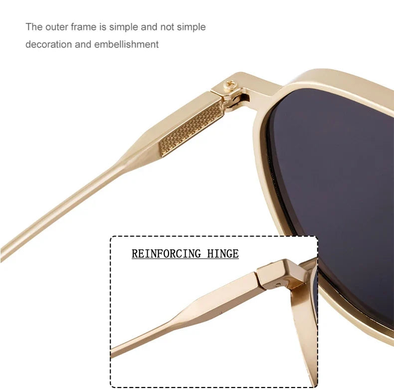 Heavy Metal Sunglasses For Men Round Steampunk Sunglasses Women Trendy Luxe Punk Fashion Glasses Gafas De Sol Hombre Zonnebril