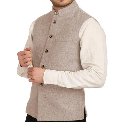 Men Vest Silver Herringbone Solid Color Waistcoat For Wedding Business Banquet Work Formal Daily Casual Men Suit Vest