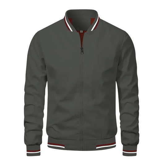 Spring Summer Bomber Jacket Men Black Casual Slim Fit Baseball Mens Jackets New Autumn Fashion High Quality Jackets for Men
