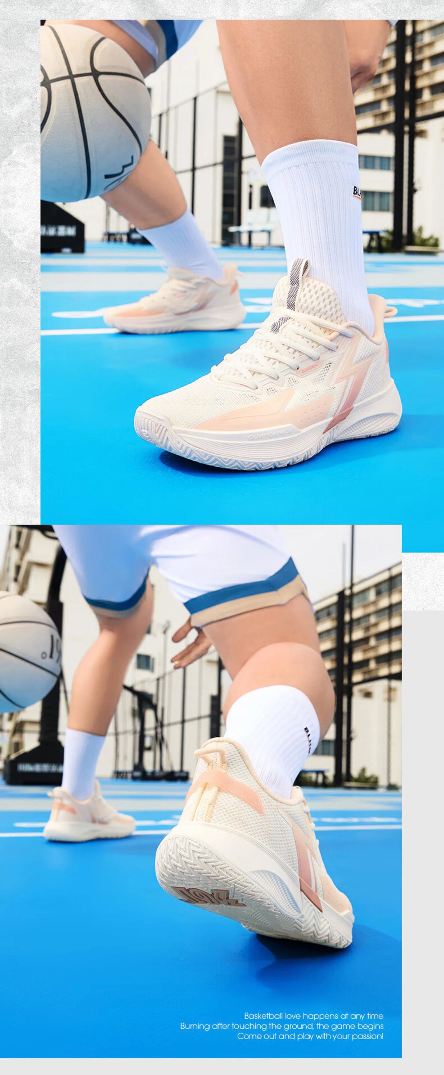 BIG3 Team SE Men Basketball Shoes Shock-Absorbing Sole Racing Breathable Antiskid Training Male Sneakers 672421122