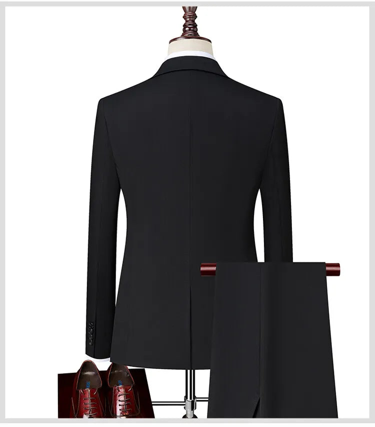 2025 High Quality Fashion Handsome Everything Fashion Business Leisure Has a Single West Two Sets Three Sets