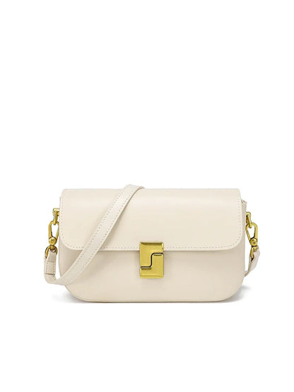 Women’s Split Leather Shoulder Bag Trend Brand Small Square Bags Luxury Designer Handbag Messenger bag for Female