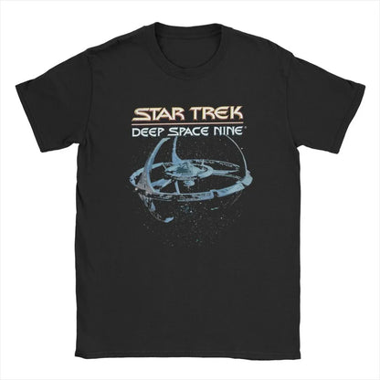 Men Stars Treks Collegiate T Shirt movie tv Series Pure Cotton Clothing Casual Short Sleeve Crewneck Tees New Arrival T-Shirt