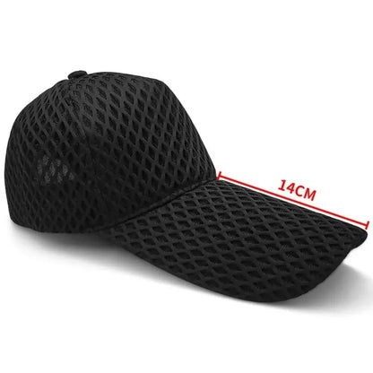 Large Head Man Outdoor Fishing 14cm Long Peak Big Size Sun Hat Oversize Trucker Cap Plus Size Mesh Baseball Caps  60-63cm