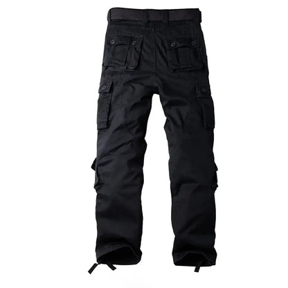 Multi-Pocket Work Pants Men Midweight Field Training Trousers Autumn 1/2Pcs Casual Cargo Pants Outdoor Tactical Hiking Trousers