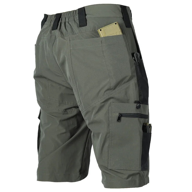Tactical Camouflage Shorts Outdoor Work Pants Men's Multi-pocket Casual Cargo Short Pants Quick Dry Wear-resisting Shorts Male
