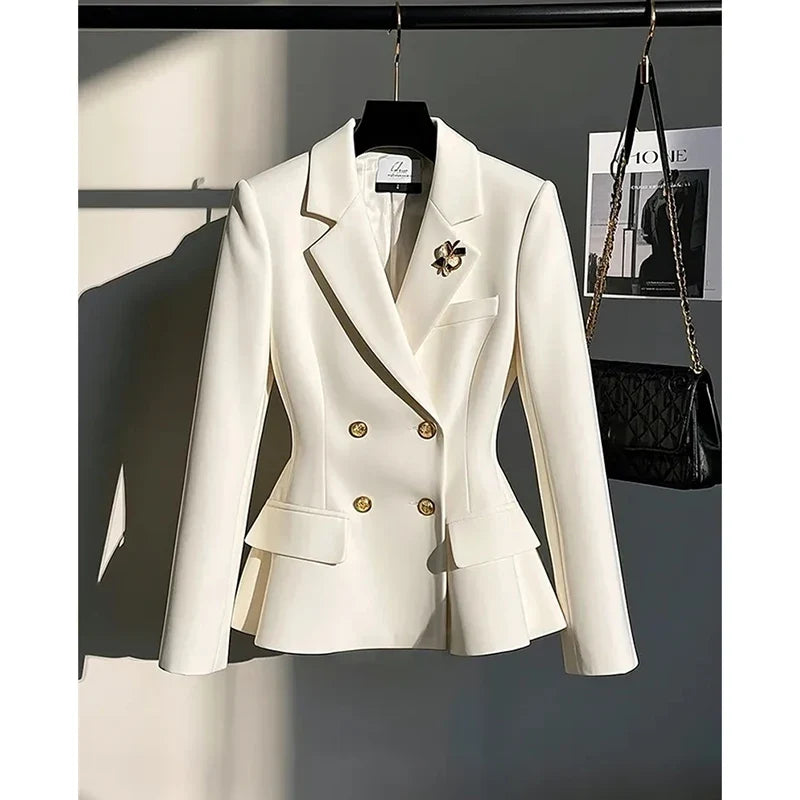 2025 Spring Autumn Short Temperament Casual Ladies Suit Coat Korean Version High-end Comfortable Women's Small Blazer Jacket