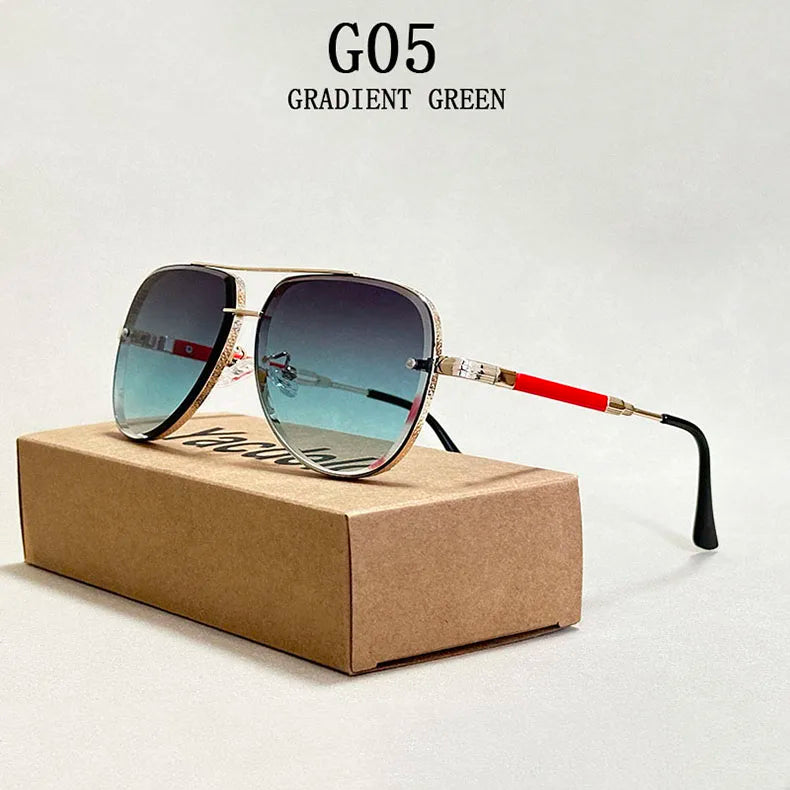 Oval Sunglasses Women Trendy Vintage Fashion Glasses Designer Sunglasses For Men Luxury Shades Dropshipping Gafas De Sol Hombre