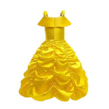 Girls Halloween Belle Dresses Girl Snow White Dress Kids Christmas Carnival Cosplay Clothes Children Princess Costumes