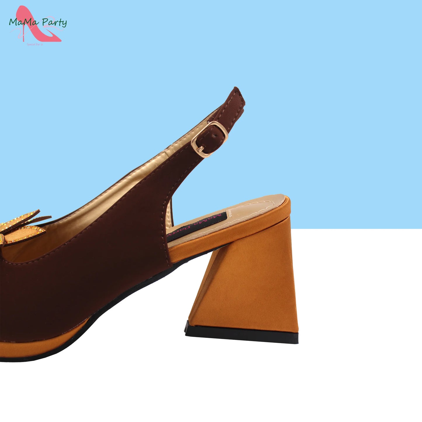 2024 New Arrivals Fashion Italian Design African Shoes and Bag to Match Comfortable Square Heels for Party in Fuchsia Color