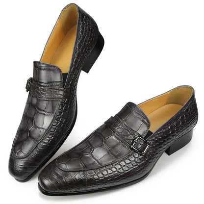 Men Genuine Leather Oxford Shoes|Formal&Casual Dress Shoes|Comfortable Driving Shoes|Handcrafted Men's Business & Party Footwear