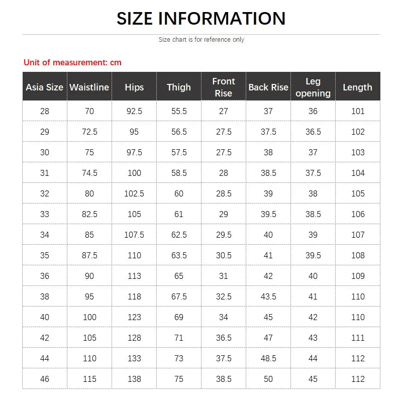Plus Size 42 44 46 Men's Fashion Casual Jeans Classic Business Straight Elasticity Denim Pants Spring Autumn Trousers Male Brand