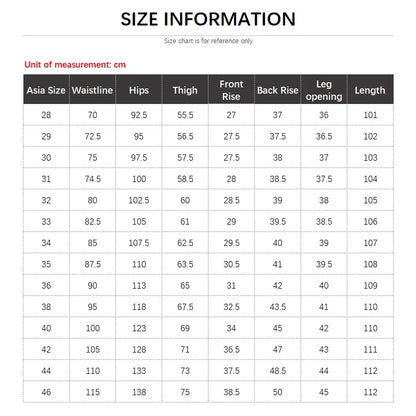 Plus Size 42 44 46 Men's Fashion Casual Jeans Classic Business Straight Elasticity Denim Pants Spring Autumn Trousers Male Brand