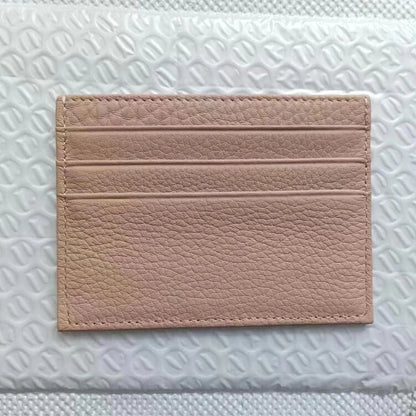 Porte-cartes en cuir de vachette avec logo personnalisé pour femme et homme, sac à cartes fin en cuir véritable, gravure du nom, portefeuille de luxe décontracté