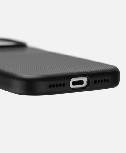 جراب هاتف مغناطيسي مضاد للسقوط بنمط نقطي بملمس طبيعي لهاتف iPhone 17 Pro Max متوافق مع MagSafe مع غطاء حماية بزر التحكم بالكاميرا