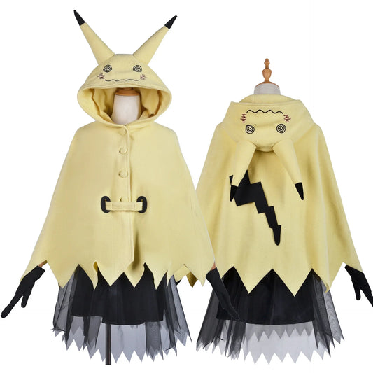 Mimikyu Cosplay Costume Anime Women Dress Up Clothes Halloween Comic-con Carnival Clothing Outfit Party Coser Props Adult Gift