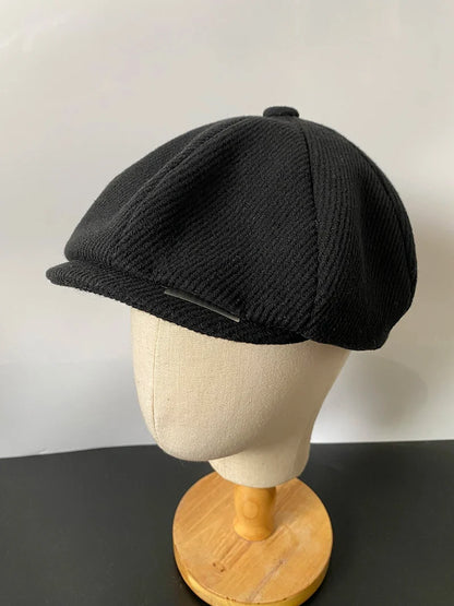 Vintage Men's Newsboy Cap With Blades Peaky Hats Women Men Berets Classic Woolen Octagonal Caps Casual Gatsby Flat Hat NZ297