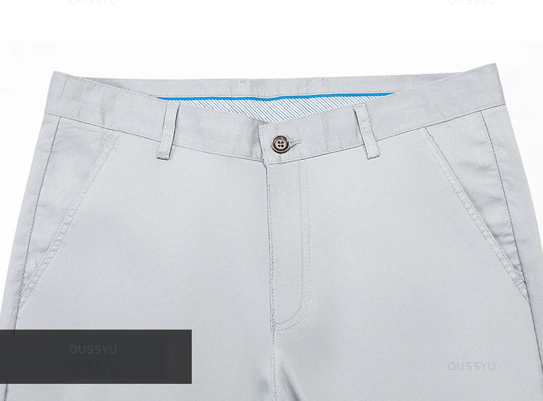 High Quality Luxury Straight Business Suit Pants Men Bamboo Fiber Designer Spring Summer Elegant Casual Long Formal Trouser Male