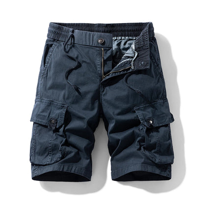 Summer Men Cargo Cotton Shorts Mens Beach Multi Pocket Shorts Pants Man Spring Casual Fashion Joggers Shorts Male Dropshipping