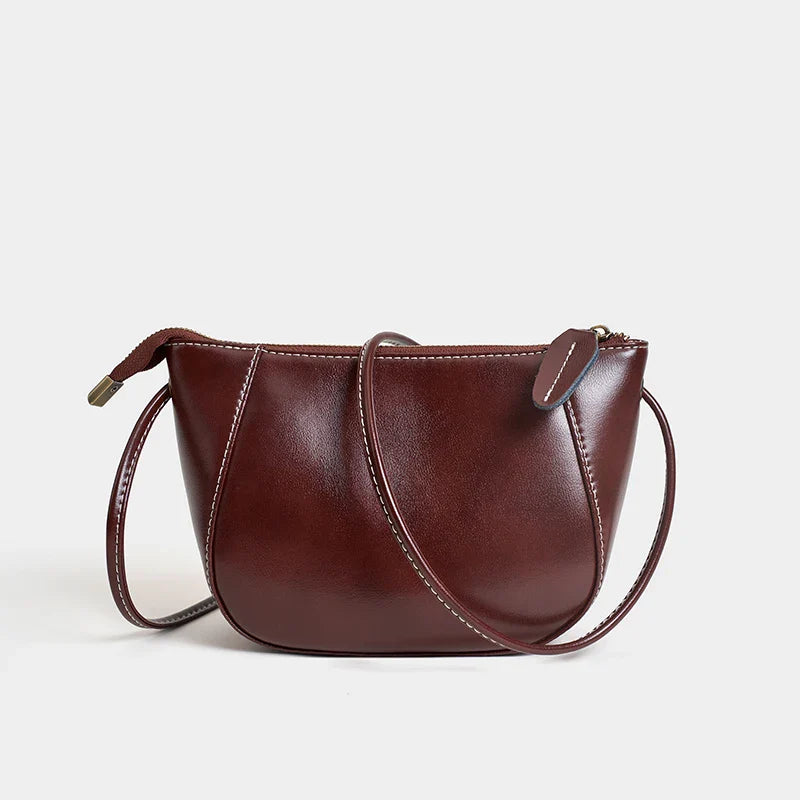 Women's Genuine Cow Leather Shoulder Bags Ladies Fashion Versatile Designer Luxury Crossbody Bag Female Shell Handbags for lady