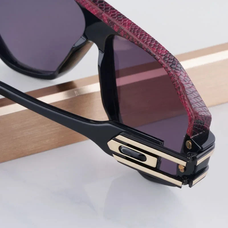 163 luxury designer men's sunglasses  women high quality acetate alloy irregular square frame Prescription eyeglasses fashion