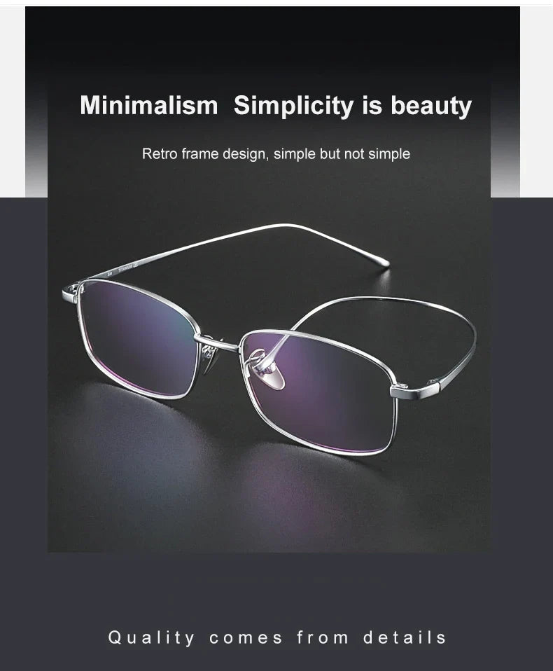 Ultra-light Women's Small Frame Geometric Design Men's Anti-blue Light Glasses Can Be Customized Prescription 8027