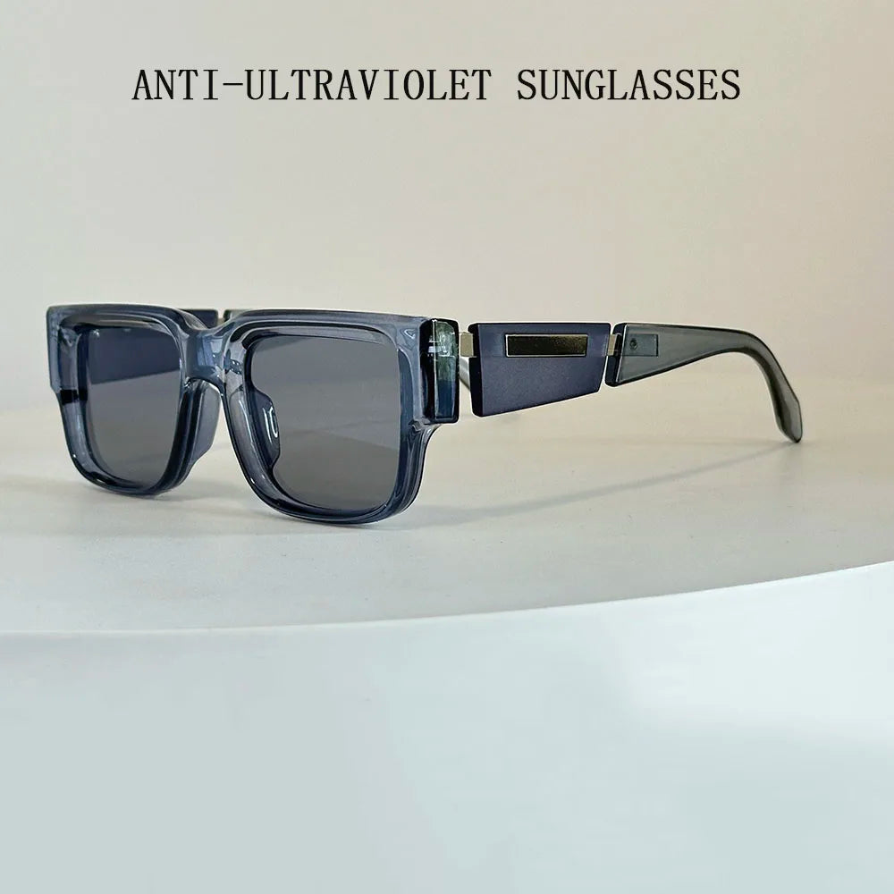Square Sunglass Men Vintage Luxury Sunglasses Women 2025 Retro Fashion Glasses Vacation Gafas De Sol Hombre Lunette Soleil Femm