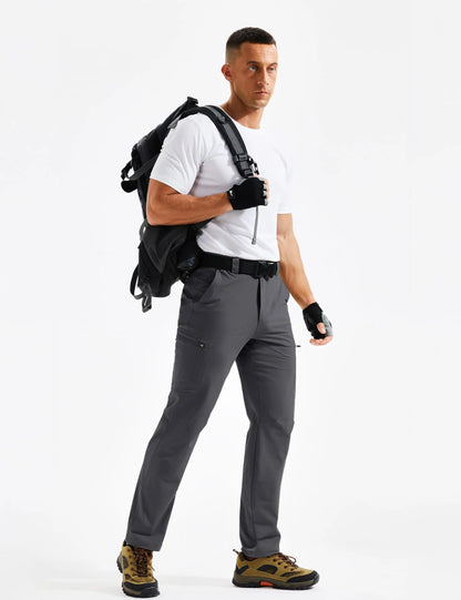 Men's Hiking Cargo Pants Summer Outdoor Lightweight Quick Dry Casual Water Resistant Fishing Work Stretch Pants