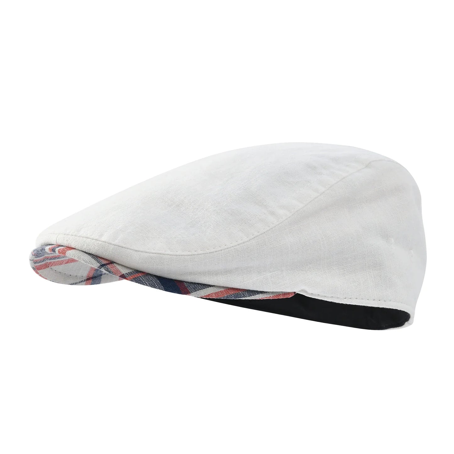 Linen Cap Irish Flat Cap for Men Casual Fitted Newsboy Cap Adjustable Classic Ivy Gatsby Hat