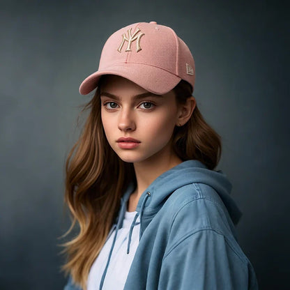 Fashion Embroidered Letters Baseball Cap for Men Women, Adjustable Unisex Couple Matching Sun Hat, Trendy Casual Duck Bill Cap