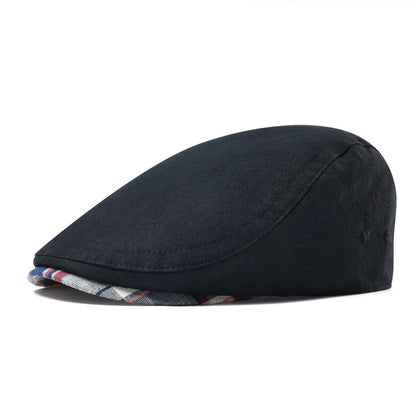 Men's 100% Linen Flat Ivy Gatsby Newsboy Hat Summer Driving Scally Cap Thin Outdoor Casual