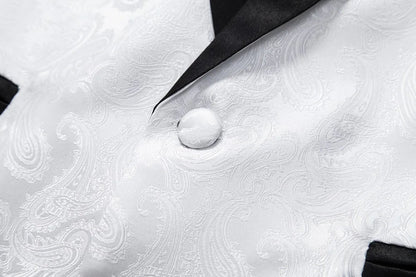 2026 New Men's Red Cashew Flower Blazer, Wedding Party Dress Jacket, White Blue Black Brands Blazers Coat, S M L XL XXL