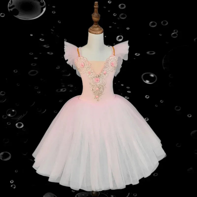 Girl Ballet Dress Tutu Outfit Vestidos Princess Dance Costumes Kids Clothes Summer Girls Dresses Ballet Leotards Children's Day