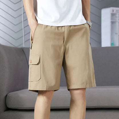 Men's Lightweight Cotton Summer Casual Shorts Loose Fit Exercise Fitness Comfortable Breathable Quick Dry Active Shorts