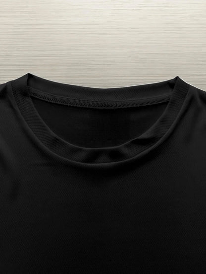 Men's Summer T-shirt with Top-level Racing Element Pattern Print 100% Cotton Breathable Round Neck Trendy Street Style Fashion