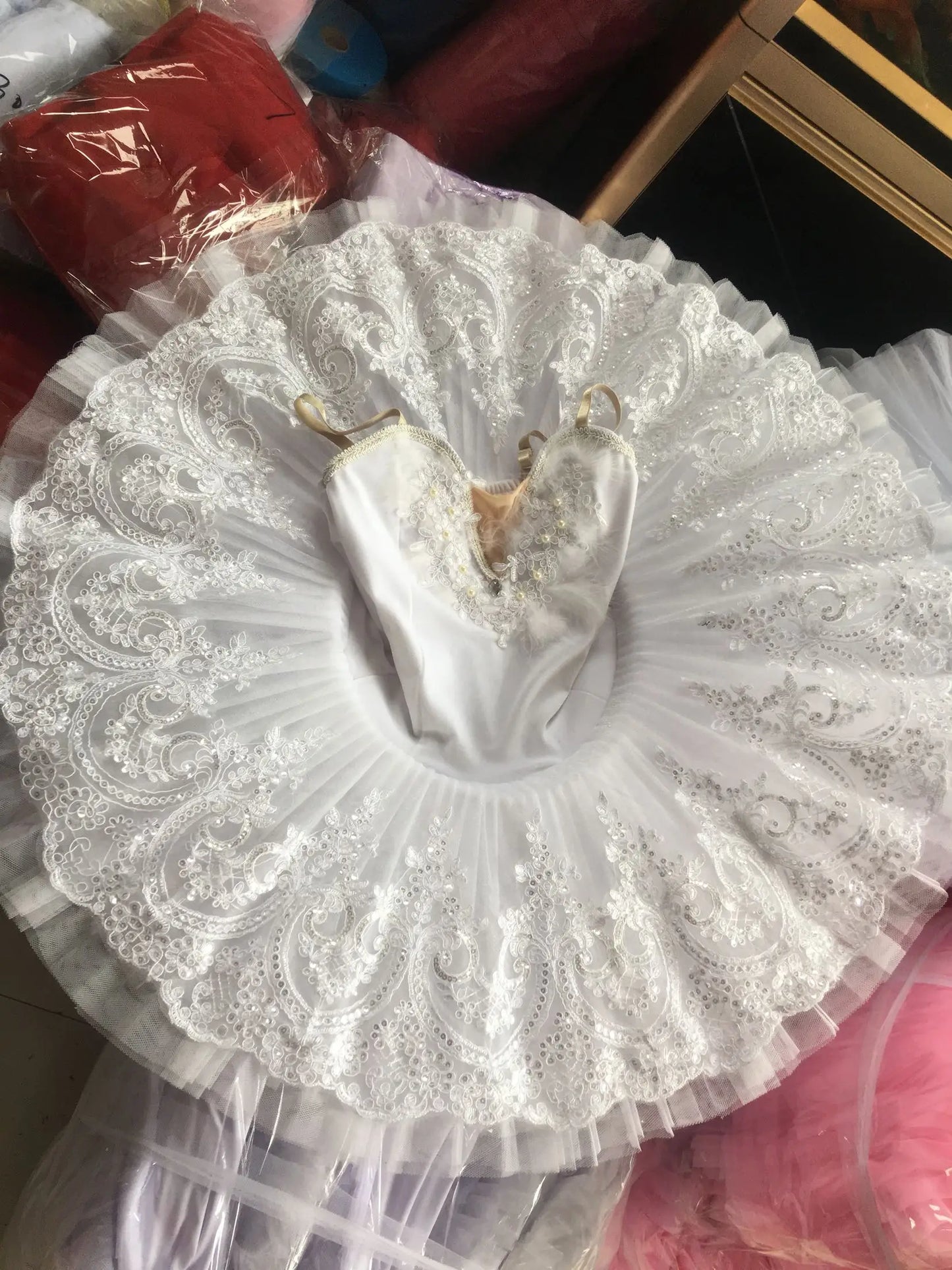 Professional Ballet Tutu Adult Child Ballerina Dress Kids Toddler Girl Clothes Swan Stage Wear Halloween Costumes For Women