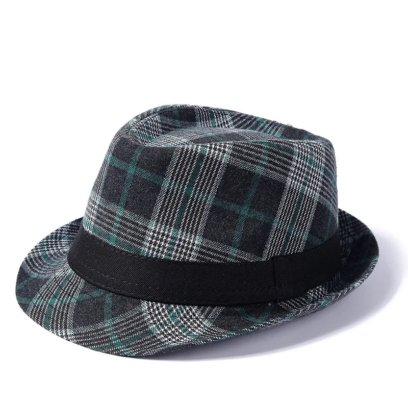British Style Top Hat European and American New Gentleman Hat Men's Sunshade Jazz Hat Dad Fedoras Bucket Hat Gift
