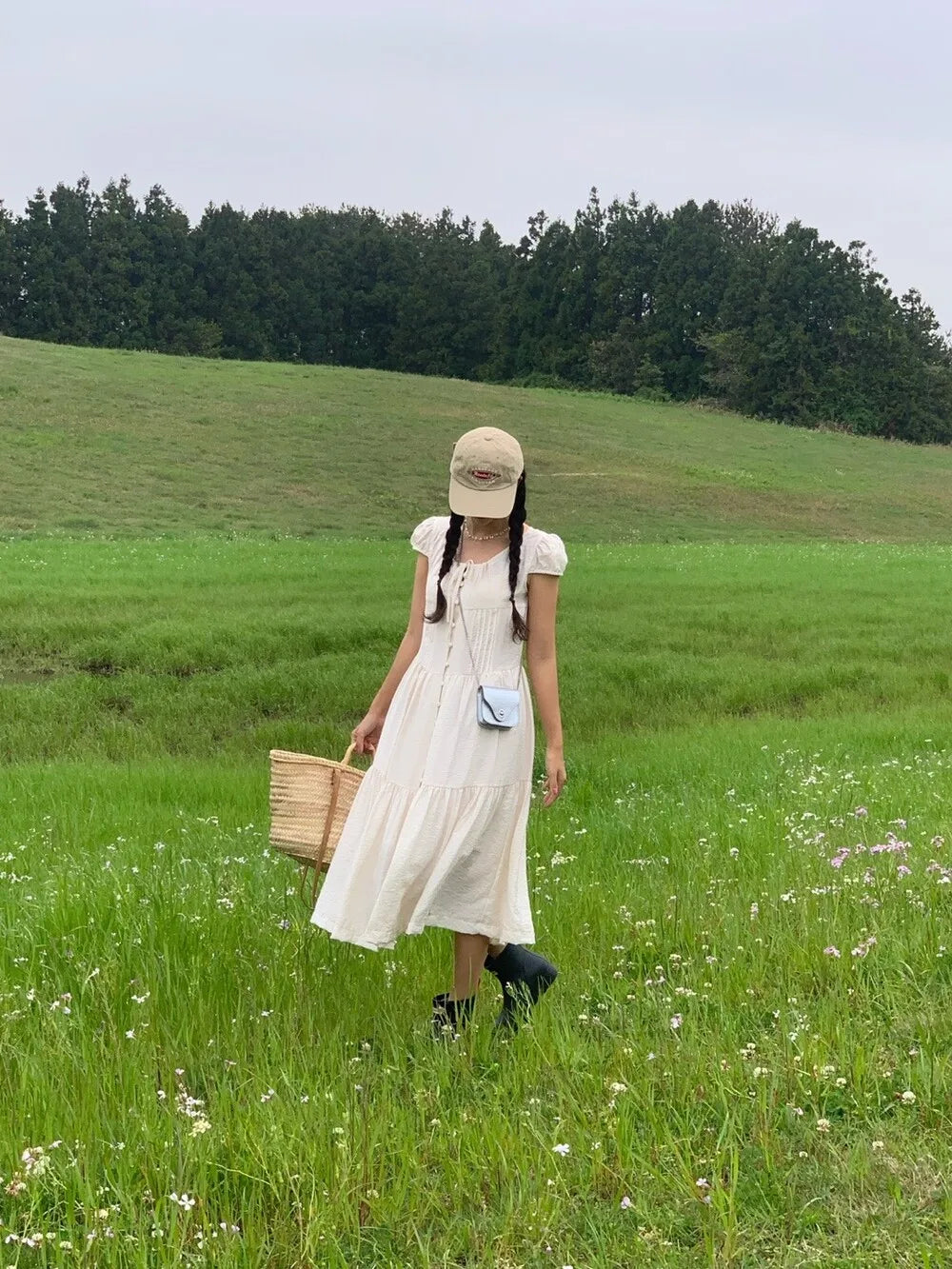 Spring 2025 Chic A-Line Dr Korean Sle Long Svel Women's Faionable Gown Ele Personali Commute Suitable Dr