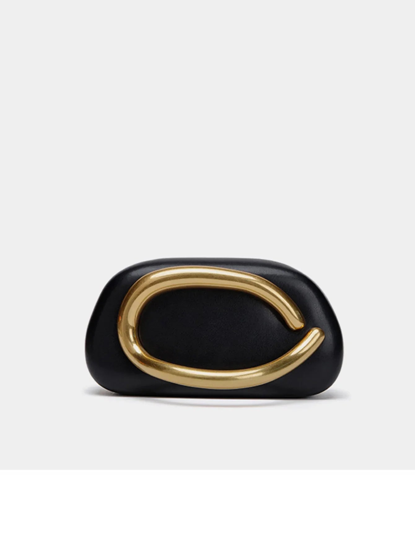 Classic round Box Handheld Dinner Bag Miniature Retro Metal Handle Chain Shoulder Strap Crossbody Bag Street Trend Hard PU Bag