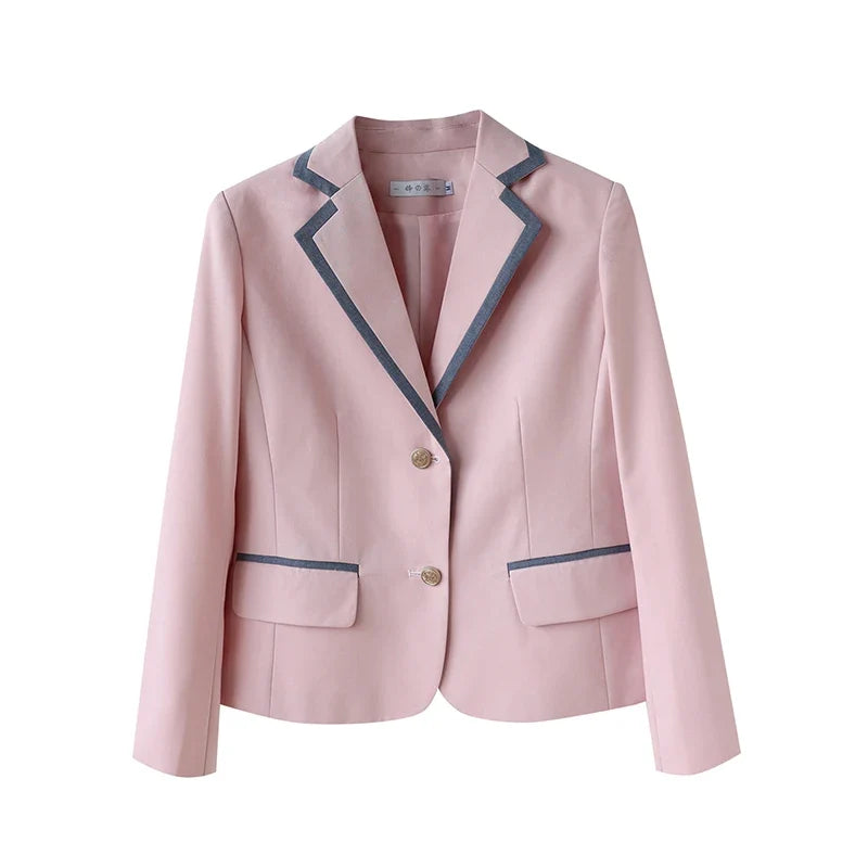 Korean Sle Student orm Jaet Briti College Wind Long Sve Button up Polyester Casual Wear for Men And Women