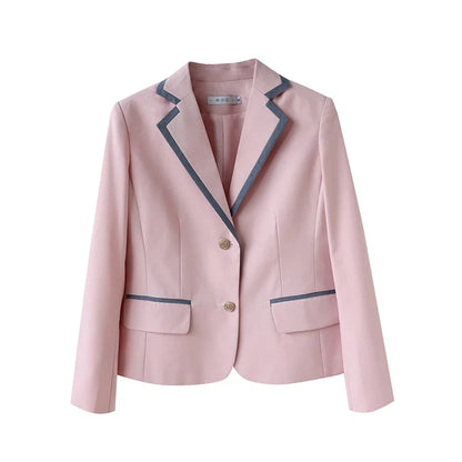 Korean Sle Student orm Jaet Briti College Wind Long Sve Button up Polyester Casual Wear for Men And Women