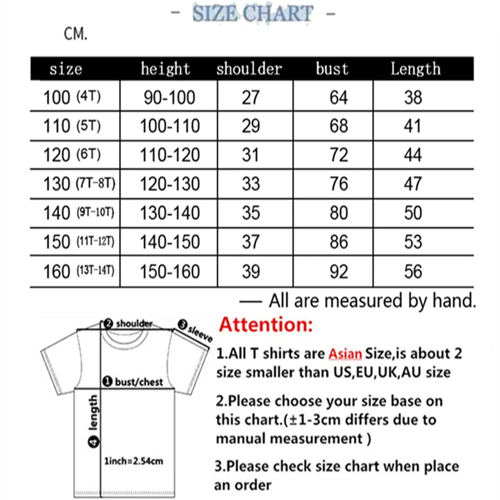 2026 Summer Kids White T-shirt+Shorts Two-Piece Set Idol Print Boys Girls Toddler3-12Yrs Sports Casual Brand Clothes