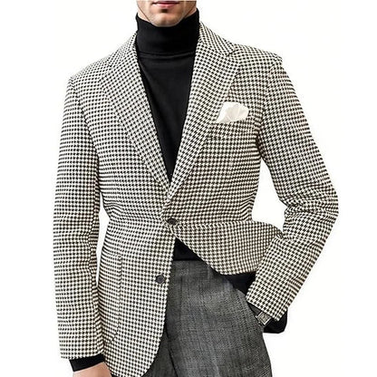 Men's Camel Velvet Blazer with Leather Patchwork Slim Fit Formal Casual Tuxedo Jacket Two-Tone Business Suit Coat